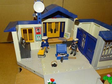 Themacollectie - Speelgoed politiepost set - Playmobil