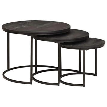 Nesttafels 3-delig | Tweede kansje | OP = OP (salontafels), Huis en Inrichting, Tafels | Salontafels, 50 tot 100 cm, Verzenden