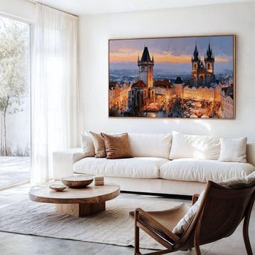 Iconica - Prague Twilight under the Týn Spires - unique 1/1
