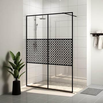 vidaXL Inloopdouchewand 140x195 cm ESG-glas transparant en, Verzenden
