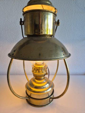DHR Holland - Lamp - Messing, Glas - Trawlerlamp