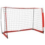 vidaXL Voetbaldoel 184x91x124,5 cm staal, Verzenden, Nieuw