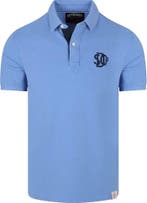 Superdry Polo Piqué Monogram Blauw maat Maat 52/54 (L) Heren, Vêtements | Hommes, Polos, Verzenden
