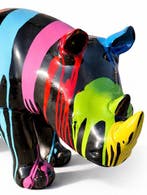 Daluxe Art - 1999 • XL Drip Rhino 70cm