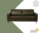 Leren bank Match - 2,5 zits - Elegance Green (donkergroen), Ophalen of Verzenden