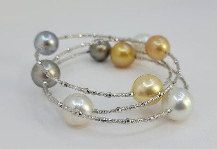 Armband Platina, ALGT-gecertificeerde South Sea- en, Handtassen en Accessoires, Armbanden