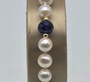 Zonder minimumprijs - Armband - 18 karaat Geel goud Parel -, Nieuw