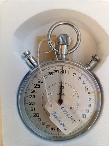 Industriële apparatuur - Stopwatch, SLAVA, Sovjetunie -