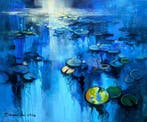 Andrzej Gudaski - Blue Water Lilies XXL