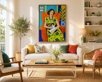 Corina Schroeder - Lady with a cat XL