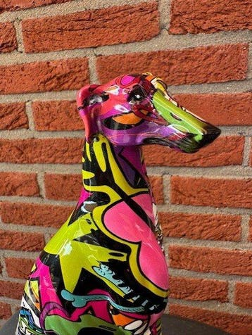 Sculpture, Prachtige street pop-art sculptuur van een
