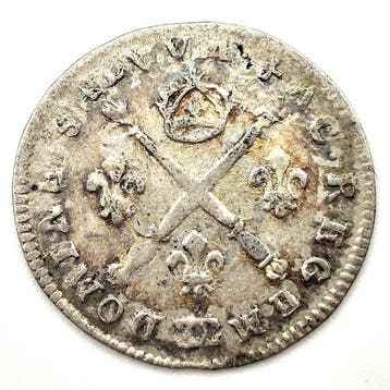 Frankrijk. Louis XIV (1643-1715). 5 Sols 1702-CC, Besançon
