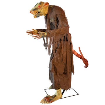 Halloween Decoratie Gemuteerde Dode Rat 155cm Animatronic, Nieuw