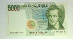 Italie. - 2 x 5.000 Lire - various dates (Sans prix de