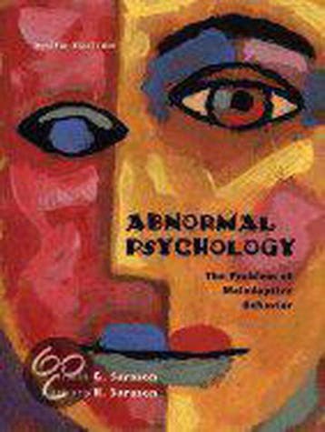 Abnormal Psychology - Sarason, Verzenden, Nieuw