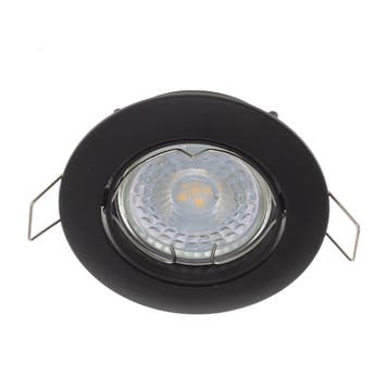 GU10 - armatuur - Aegir - kantelbaar - zwart, Verzenden, Nieuw