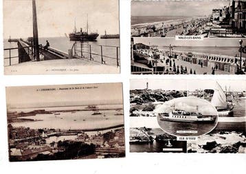 France - Cartes postales de côtes françaises (Cayeux, Le