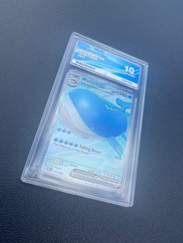 Pokémon - 1 Graded card - Wailord EX #097 Full art - ACE 10