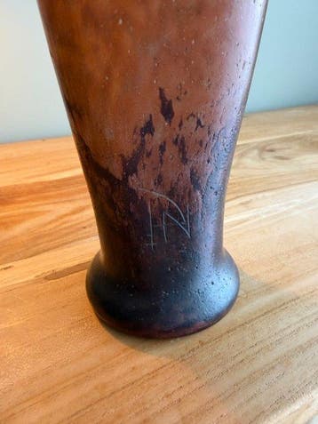 Daum - Vase - Paté de verre - Vase Daum Nancy, Antiek en Kunst