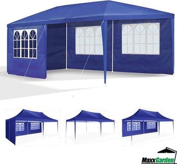Partytent feesttent 3x6m met zijwanden Nieuw, Jardin & Terrasse, Ophalen of Verzenden, Partytent