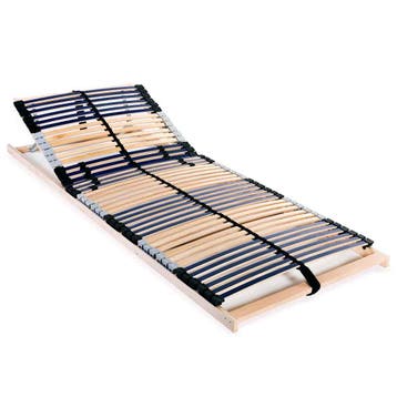 vidaXL Lattenbodem met 42 latten 7 zones 90x200 cm, Verzenden, Nieuw