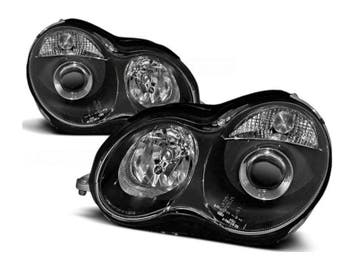 Koplampen Black edition geschikt voor Mercedes W203, Auto-onderdelen, Verzenden, Nieuw, Mercedes-Benz