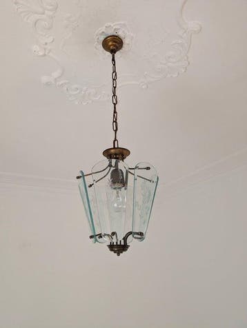 Lampe à suspendre - Bronze, Antiquités & Art