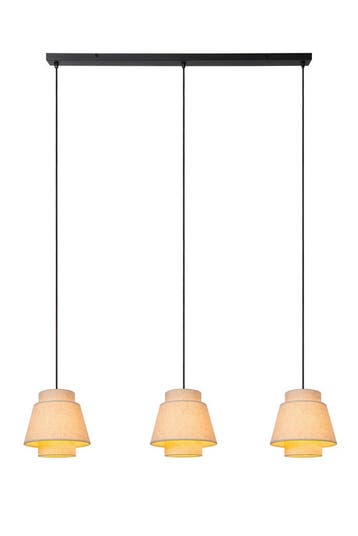 Hanglamp Lucide TRIBUTE -  - 3xE27 - Beige, Verzenden