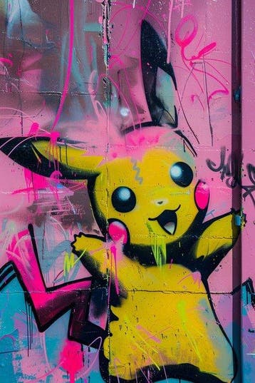 Dine Chanima (XX-XXI) - Graffiti Electric Mouse