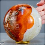 Adembenemende carneool-kogel – Een vuurwerk van energie en