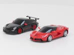 Schaal 1:24 Rastar RC auto Ferrari LaFerrari tegen Porche..., Ophalen of Verzenden