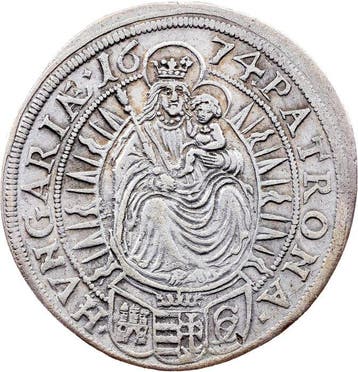 Hongrie. Léopold Ier. 15 Kreuzer 1674