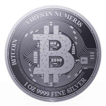 Niue. 2 Dollars 10 x 2023 1oz Niue $2 NZD Bitcoin Silver, Postzegels en Munten