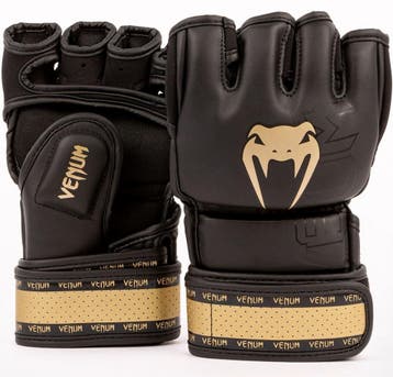 Venum Impact 2.0 MMA Handschoenen Skintex Zwart Goud, Sports & Fitness, Verzenden, Vechtsportbescherming