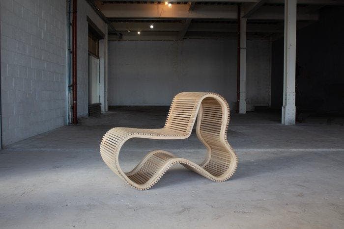 Tom Heywood - Lounge stoel - Ash - Bojewyan, Antiek en Kunst, Kunst | Designobjecten