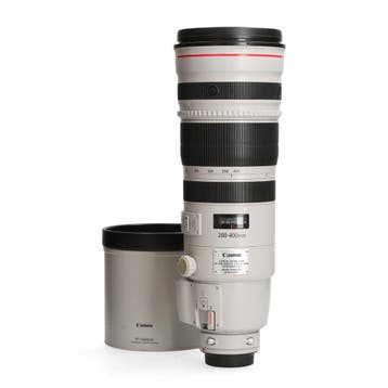 Canon EF 200-400mm f/4 L IS USM - Telelens - 1 jaar garantie, Ophalen of Verzenden, Comme neuf