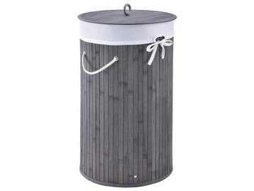 Veiling - Bamboe wasmand Curly - 55 liter - grijs - incl. wa, Gebruikt