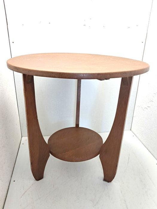 61 cm 6,5 kg - Bijzettafel - Eik - Amsterdamse School, Antiquités & Art, Art | Objets design