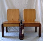 Chaise (2) - Deux Chaises - Teck, Bois de pin