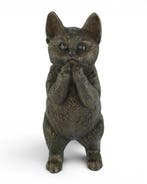 sculptuur, Adorable Kitten - 24 cm - Brons
