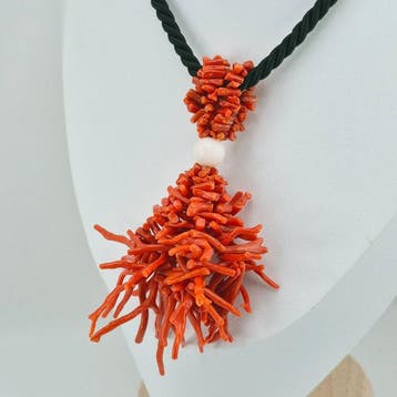 Corail - Argent, SANS PRIX DE RÉSERVE - Pendentif - CORALLO