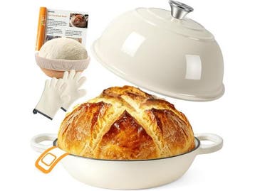 Veiling - AHJ Gietijzeren Broodpan - 5,7L Braadpan van Email