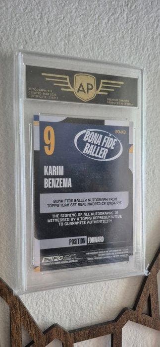 2024/25 Topps Real Madrid Team Set Karim Benzema 1/5, Nieuw