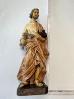 sculptuur, Heiliger Josef als Zimmermann - 60 cm - Hout