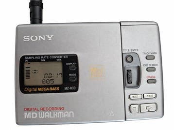 Sony - MZ-R30 MD Walkman Draagbare minidisc speler-recorder, Nieuw