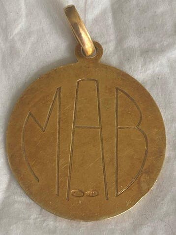 UnoAErre - Medaille hanger - 18 karaat Geel goud