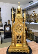 Klok - Brons - 2025 - Kathedraal Kasteel Toren, Antiek en Kunst, Antiek | Klokken