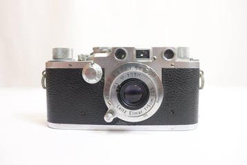 Leica IIIc Chrome (LOOHW) 35mm [RED DAIL] - Leitz Elmar 5cm