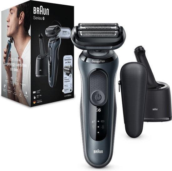 Braun Series 6 Scheerapparaat  61-N7000cc - Elektrisch -..., Handtassen en Accessoires, Uiterlijk | Haarverzorging, Nieuw, Verzenden