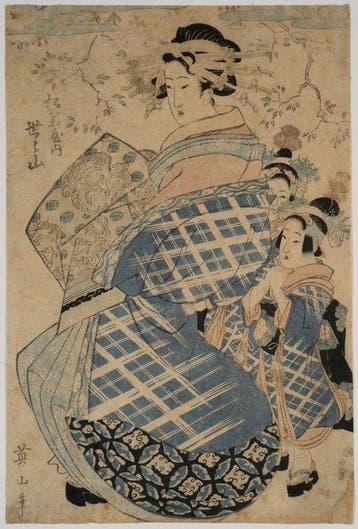Kikukawa Eizan /  (1787–1867) De courtisane Yoyoyama van